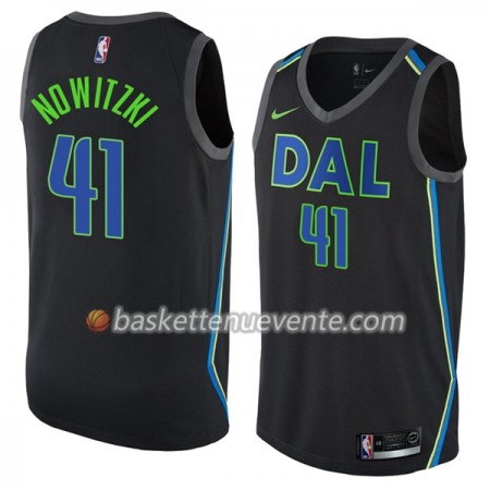 Maillot Basket Dallas Mavericks Dirk Nowitzki 41 Nike City Edition Swingman - Homme